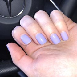 Gel manicure from my most recent visit.