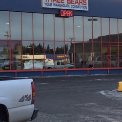 Three Bears - View of the Three Bears storefront from the front parking lot.