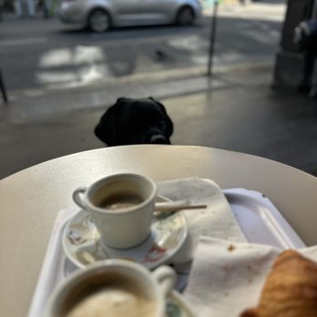 Eric Kayser - Our dog wanting a piece of the croissant - Bakeries Near Me - Paris, 75 Eric Kayser - Our dog wanting a piece of the croissant - Bakeries Near Me - Paris, 75