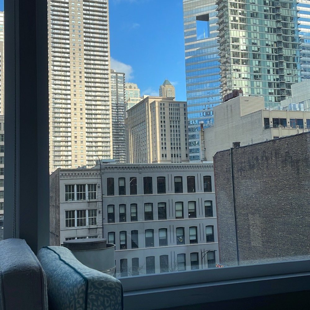 Kinzie Hotel - View from my hotel room on the 4th floor. - Hotels Near Me - Chicago, Illinois Kinzie Hotel - View from my hotel room on the 4th floor. - Hotels Near Me - Chicago, Illinois