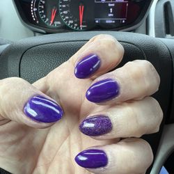 Star Nails - Purple for a pop of color