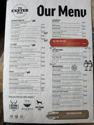 Menu photo 2 Exeter Arms Derby, DER Menu photo 2 Exeter Arms Derby, DER
