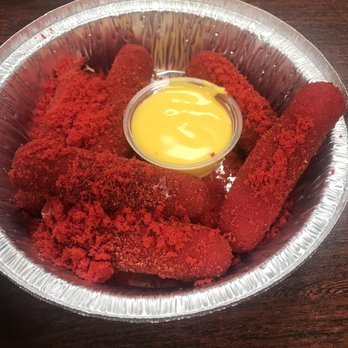 Fatima's Grill - Flamin' hot cheetos mozzarella sticks - Mediterranean Near Me - Downey, California