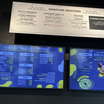 Brass Tacks Coffee - Shops menus. - Coffee & Tea Near Me - Jacksonville, Florida