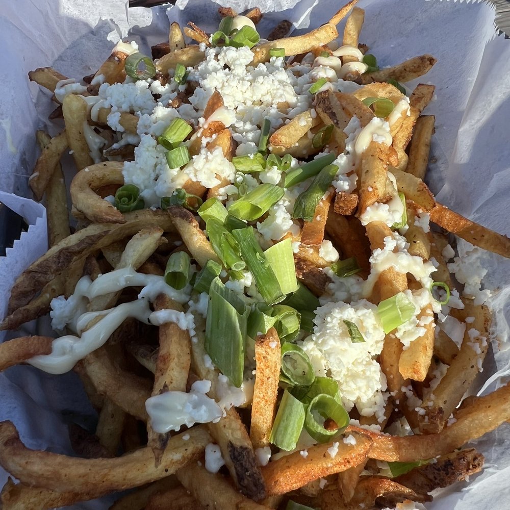 The Dock - Loaded fries - Seafood Near Me - West Wildwood, New Jersey The Dock - Loaded fries - Seafood Near Me - West Wildwood, New Jersey