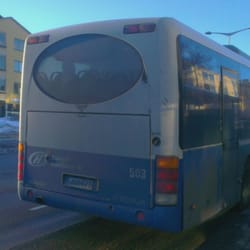 HSL Bussilinja 45 - Nysse menee.