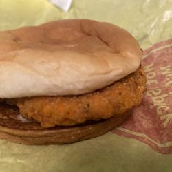 McDonald's - Spicy McChicken with no lettuce cause vegetables scare me