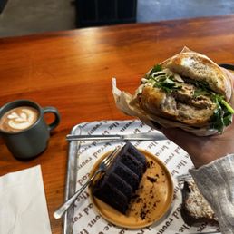 Black Lime Chicken on Ciabatta
