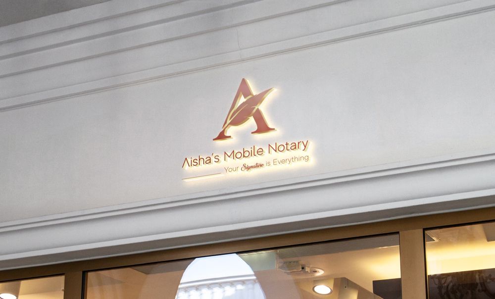 Aisha's Mobile Notary logo