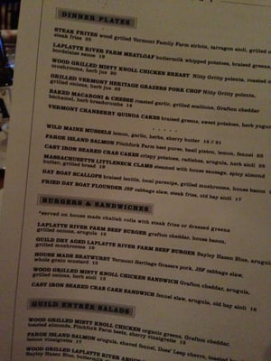 Menu photo 3 Guild Tavern South Burlington, VT Menu photo 3 Guild Tavern South Burlington, VT