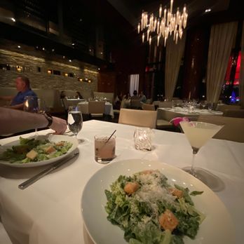 T-Bones - Cesar salad, Berry-Licious cocktail, White Cosmo - Steakhouses Near Me - Las Vegas, Nevada