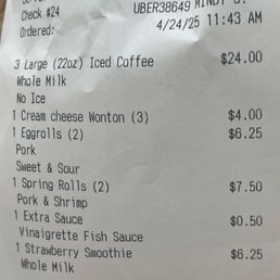Reciept Reciept