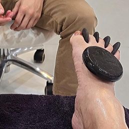 Tristan did an amazing job on my feet with the TLC pedicure. It was very relaxing! I got the bear paw look with the hot stones!! Tristan did an amazing job on my feet with the TLC pedicure. It was very relaxing! I got the bear paw look with the hot stones!!