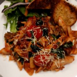 Sisters on a Roll Mobile Cafe - Vegan Rasta Pastaw Chopped Bheef