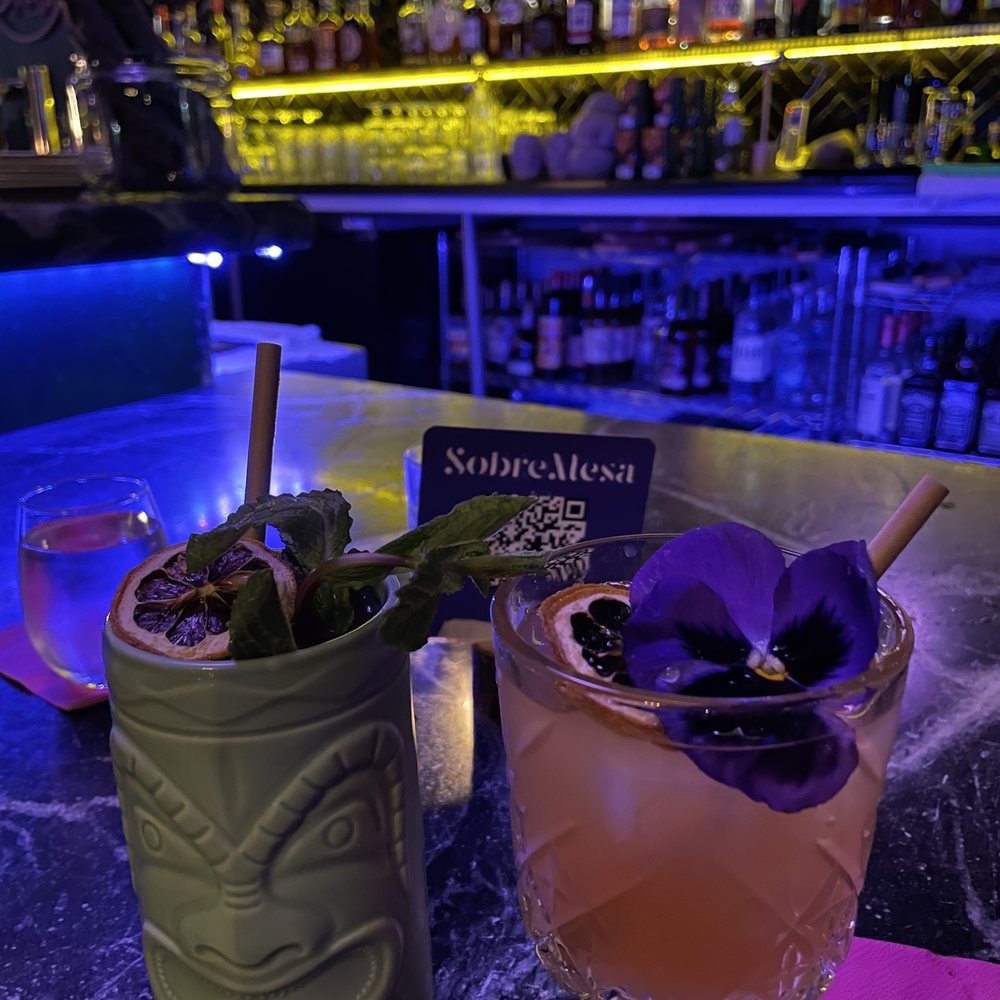 Sobre Mesa - Sobre Mesa (rum based) and Naked & Shameless (mezcal based) - Cocktail Bars Near Me - Oakland, California Sobre Mesa - Sobre Mesa (rum based) and Naked & Shameless (mezcal based) - Cocktail Bars Near Me - Oakland, California