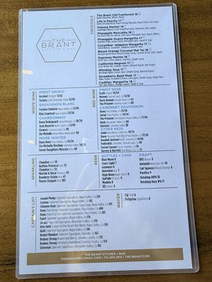 Menu photo 2 The Brant Huntington Beach, CA Menu photo 2 The Brant Huntington Beach, CA