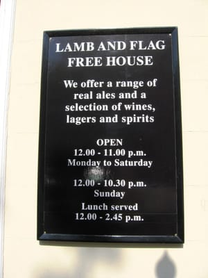 Menu photo 3 Lamb & Flag Oxford, OXF