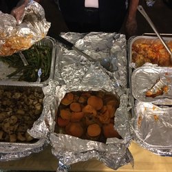 USNA NJ Parents Club Tailgate - More steamed green beans, potato salad, lasagna, and yam