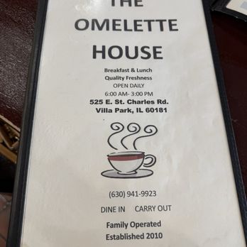 The Omelette House - Menu - Breakfast & Brunch Near Me - Villa Park, Illinois The Omelette House - Menu - Breakfast & Brunch Near Me - Villa Park, Illinois