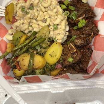 Smokey Sensations - Korean short ribs , mixed veggies with macaroni salad - Barbeque Near Me - Las Cruces, New Mexico Smokey Sensations - Korean short ribs , mixed veggies with macaroni salad - Barbeque Near Me - Las Cruces, New Mexico