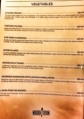 Menu photo 2 Wooden Spoon Makati, NCR
