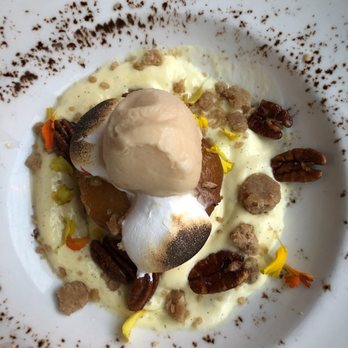 Foreign Cinema - Peach dessert - Breakfast & Brunch Near Me - San Francisco, California Foreign Cinema - Peach dessert - Breakfast & Brunch Near Me - San Francisco, California