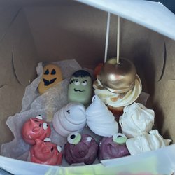 A box full of Halloween yummies