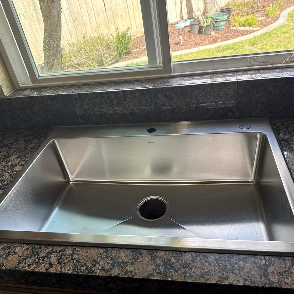 Tilewerks - New stainless steel sink - Flooring Near Me Tilewerks - New stainless steel sink - Flooring Near Me