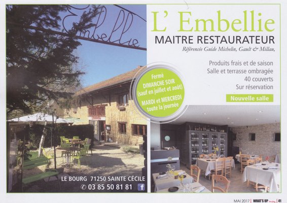 Restaurant L'Embellie (à 7 km de Cluny, En Bourgogne) by null