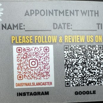 Daisy Nails - Daisy's cards and where you can follow this Salon - Nail Salons Near Me - Lancaster, California Daisy Nails - Daisy's cards and where you can follow this Salon - Nail Salons Near Me - Lancaster, California