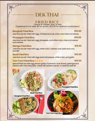 Menu photo 7 Dek Thai Restaurant Burien, WA