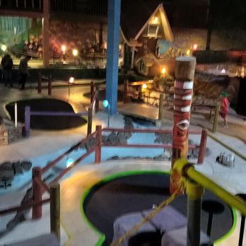 Bullwinkle's Upland - From this angle it doesn't look so bad but then you see so many broken missing unfinished water filled crap it's dirty and old - Axe Throwing Near Me - Upland, California