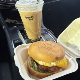 Egg Bacon, Avocado, Eggs Brioche Sandwich (BAE), Biscoff Latte Egg Bacon, Avocado, Eggs Brioche Sandwich (BAE), Biscoff Latte