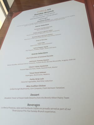 Menu photo 7 Circa 55 Beverly Hills, CA