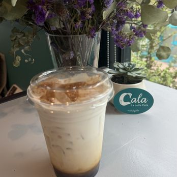 Cala La Jolla Cafe - Honey Cinnamon Iced Latte - Coffee & Tea Near Me - San Diego, California Cala La Jolla Cafe - Honey Cinnamon Iced Latte - Coffee & Tea Near Me - San Diego, California