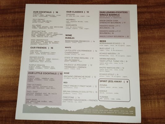 Menu photo 2 Little Plum Honolulu, HI