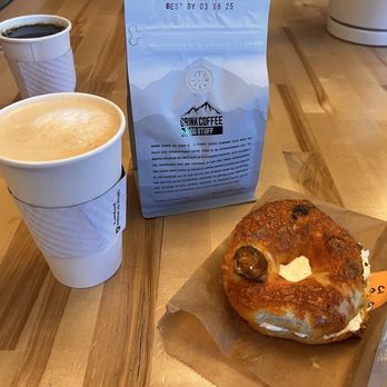 Drink Coffee Do Stuff - Latte, Jalapeño Cheddar Bagel - Coffee & Tea Near Me - Incline Village, Nevada Drink Coffee Do Stuff - Latte, Jalapeño Cheddar Bagel - Coffee & Tea Near Me - Incline Village, Nevada