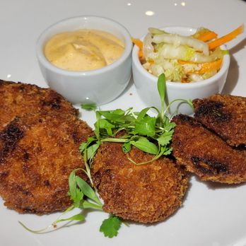 Island Soul - Fried Green Tomatoes, $15 - 5 Stars - Caribbean Near Me - Kirkland, Washington