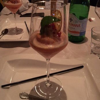 Restaurant Salnerhof - Fruit sorbet in champagne - Austrian Near Me - Ischgl, 7