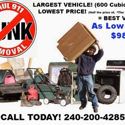 Haul 911 Junk Removal Services - Call us today!
