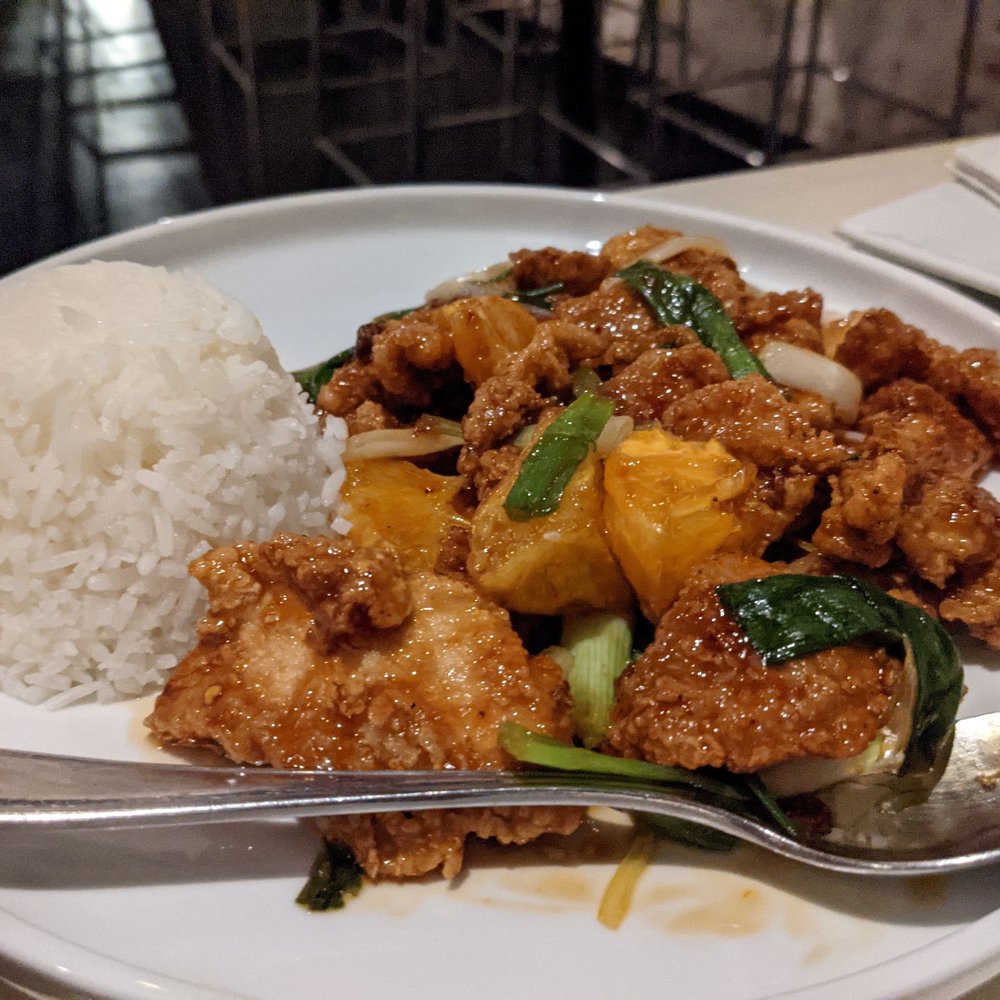 Silom 12 - Orange Chicken with rice - Thai Near Me - Chicago, Illinois Silom 12 - Orange Chicken with rice - Thai Near Me - Chicago, Illinois