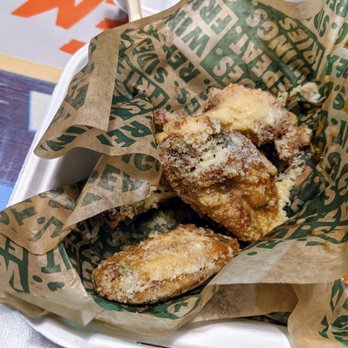 Wingstop - Bone in wings garlic parmesan - Chicken Wings Near Me - Renton, Washington Wingstop - Bone in wings garlic parmesan - Chicken Wings Near Me - Renton, Washington