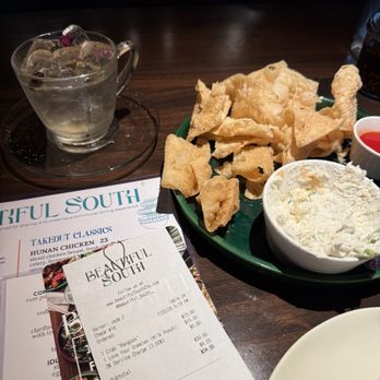 Beautiful South - My $15 "craft cocktail" -- mostly ice, barely mezcal, and a sprinkle of disappointment. Total bill: $34 after a surprise 3% "fee. - Chinese Near Me - Charleston, South Carolina Beautiful South - My $15 "craft cocktail" -- mostly ice, barely mezcal, and a sprinkle of disappointment. Total bill: $34 after a surprise 3% "fee. - Chinese Near Me - Charleston, South Carolina