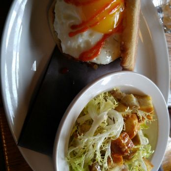 Bar Hop - Breakfast sandwich (sausage, kimchi, egg) - Pubs Near Me - Toronto, Ontario