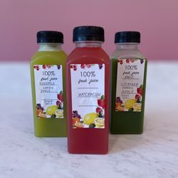 Blondie & Jim’s Bistro - Earth juices 100% no sugar no additives no preservatives is it