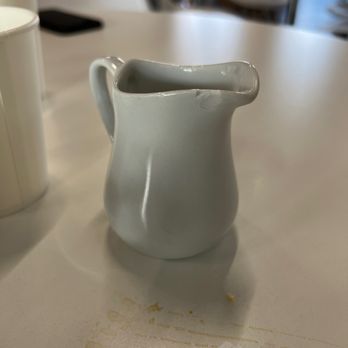 La Luna Cafe - Chipped dirty creamer - Coffee & Tea Near Me - Sioux Falls, South Dakota