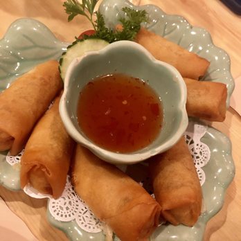 Thai Place Restaurant - Vegetable spring rolls... yum! - Thai Near Me - Phoenixville, Pennsylvania
