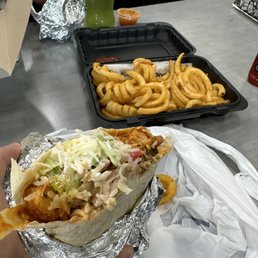 Nashville Hot Chicken Burrito