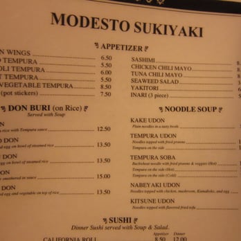 Modesto Sukiyaki - Sushi Bars Near Me - Modesto, California Modesto Sukiyaki - Sushi Bars Near Me - Modesto, California