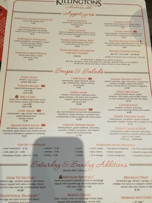 Menu photo 8 Killingtons Restaurant & Pub Huntersville, NC Menu photo 8 Killingtons Restaurant & Pub Huntersville, NC